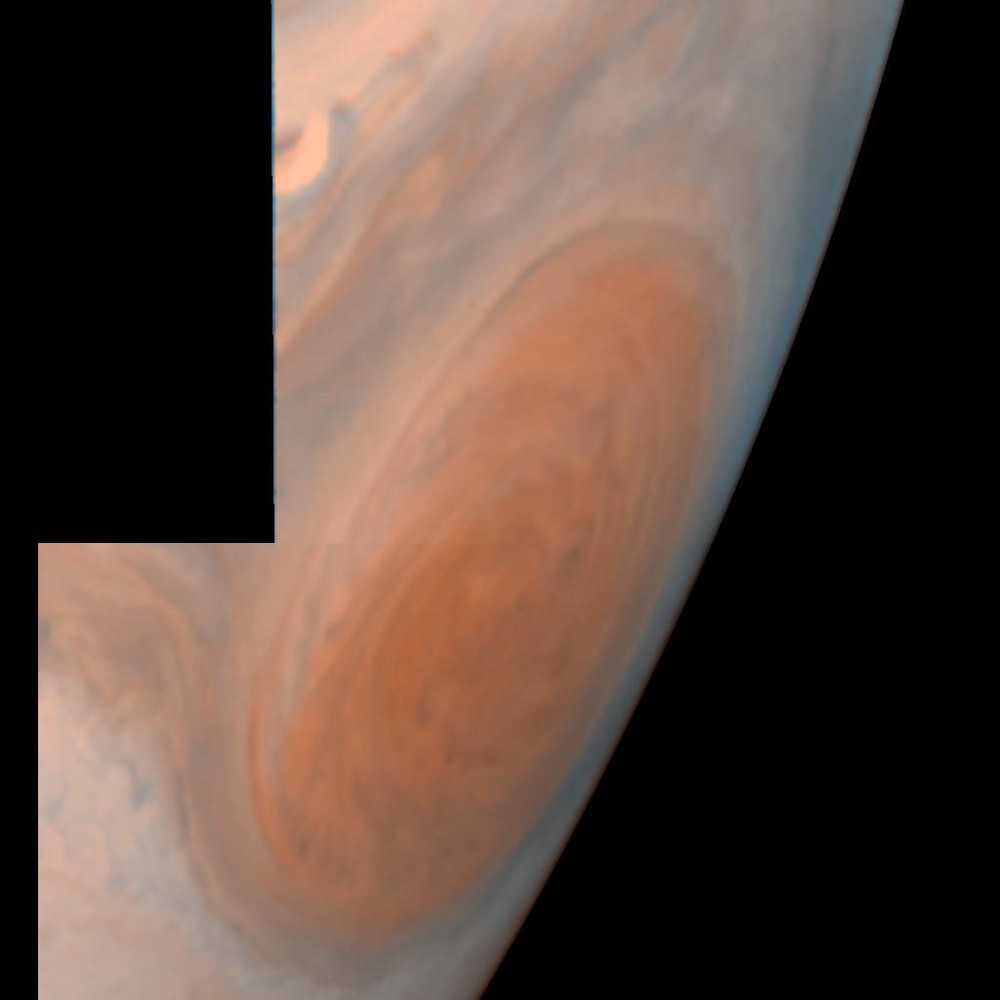 Jupiter's Great Red Spot storm system